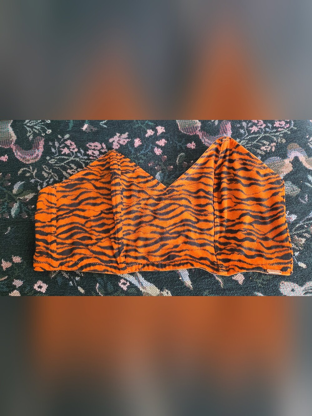 Savage Fenty Tiger Stripe Corset Bra